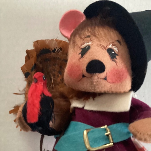 Annalee Other - Annalee Mobilitee Thanksgiving Pilgrim With Turkey Rare